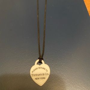 Tiffany & Co Bone and Silk Cord